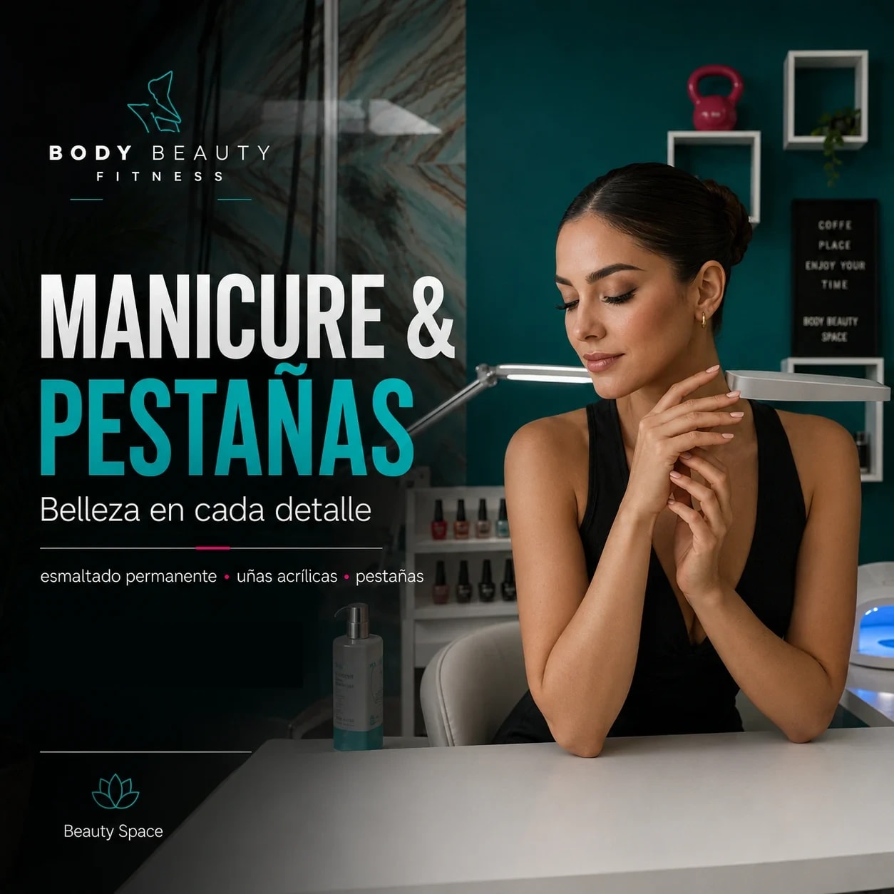 Manicure, uñas y pestañas en Body Beauty Fitness